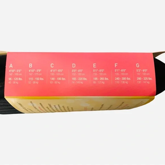 Spanx Star Power Tights Size E Black Ribbed Slimming Tummy Control Comfort - Picture 7 of 7